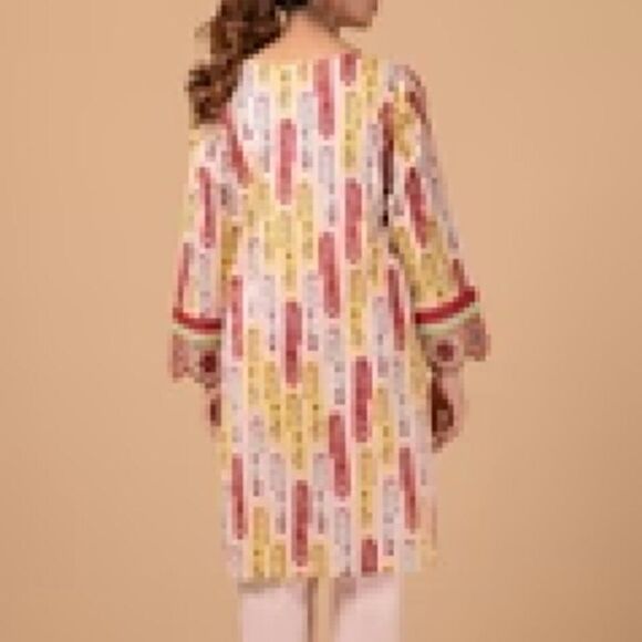 BONANZA SATRANGI PAKISTANI DESIGNER DRESS 2 PIECE - Picture 4 of 6